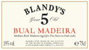 Blandys - Madiera Bual 5 year