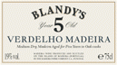 Blandys - Verdelho Madeira 5 year old