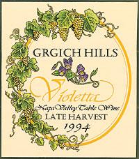 Grgich Hills Cellars - Violetta Late Harvest 2009 (375ml)