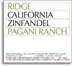 Ridge Vineyards - Pagani Ranch Zinfandel 2020