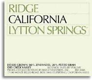Ridge Vineyards - Lytton Springs 2021