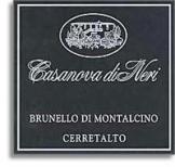 Casanova di Neri - Brunello di Montalcino Cerretalto 2012