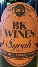 BK Wines - Syrah Nouveau 2015
