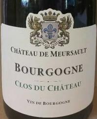 Chateau De Meursault - Bourgogne Clos Du Chateau 2016