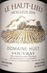 Domaine Huet - Haut-Lieu Vouvray Moelleux 2016