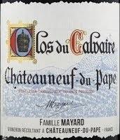 Famille Mayard - Clos du Calvaire Chateauneuf-du-Pape 2019
