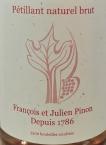 Francois Et Julien Pinon - Petillant Natural Brut-Rose 0