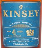 Kinsey Distillery - Kinsey 4 Year Bourbon