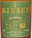 Kinsey Distillery - Kinsey 4 Year Rye Whiskey