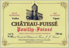 Chateau Fuisse - Pouilly Fuisse Vieilles Vignes 2013