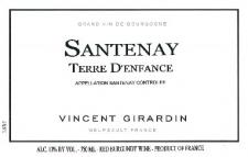 Vincent Girardin - Santenay Terre D'Enfance Rouge 2019