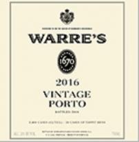 Warre's - Vintage Port 2016